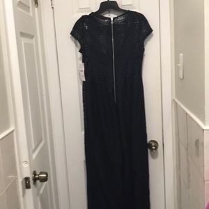 Zara navy blue dress.